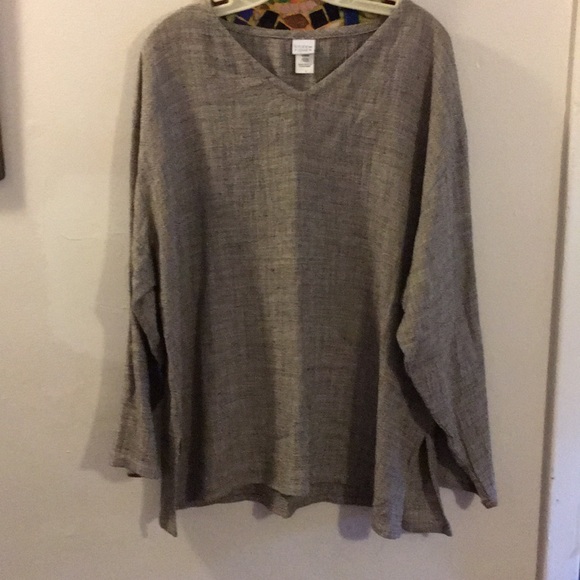 Eileen Fisher Tops - Eileen Fisher Long Sleeve Black/White Top